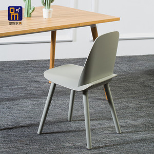 Sedia Muuto Nerd con Schienale in Plastica Solida BFG034 - Stile Design Scandinavo - Product Image 6