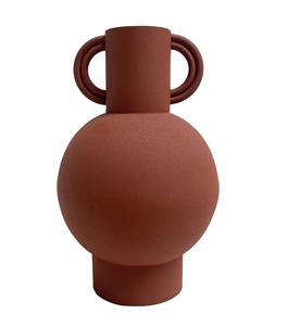 Vase à fleurs en fer fait à la main pour la décoration intérieure Design de luxe en métal avec détails complexes pour les décorations de mariage - Product Image 2