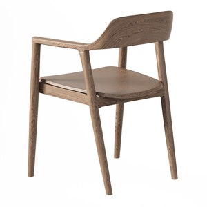 Chaise de salle à manger en teck indonésien de qualité supérieure fabriquée à la main, fabricant de chaises en bois de style scandinave industriel - Product Image 3