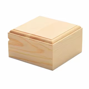 Hot Selling Unfinished Solid <b>Wood</b> and MDF Storage & Gift Boxes Handmade in Different <b>Shapes</b> for Jewelry by crescent <b>crafts</b> - Product Image 3
