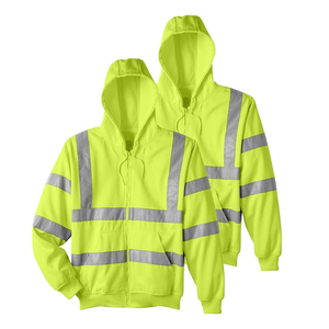 Sweat haute visibilité vestes de sécurité haute visibilité vêtements de sécurité réfléchissants en gros Construction en tissu polyester haute sécurité - Product Image 4