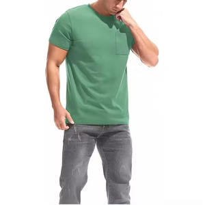 T-shirt surdimensionné en coton avec lettres graphiques OEM sérigraphie col en O Tee Sweatshirt Summer Men Shirt Unisex T-shirt ringer - Product Image 3