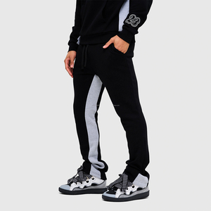 High Quality Polyester/Cotton Lightweight Straight <b>Flared</b> Sweatpants Popular Design with Casual Style and Mid Waist-Hot Selling - Product Image 2