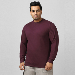 เสื้อสเวตเตอร์ผ้าฟลีซสำหรับผู้ชายคอกลมแขนยาวผ้าคอตตอนพิมพ์ลายปักสีสำหรับฤดูหนาวสไตล์เกาหลี - Product Image 1