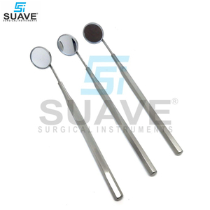 Instruments dentaires de poignée confortable de miroir dentaire de bouche orthodontique d'acier inoxydable par des INSTRUMENTS CHIRURGICAUX de SUAVE - Product Image 2