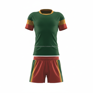Conjunto de Uniforme de Rugby Unisex para Jóvenes y Adultos, Ligero, de Manga Corta, Diseño Personalizable con Logotipo Personalizado - Product Image 1