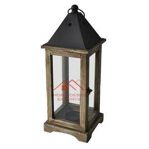 Linterna de madera marroquí decorativa Venta caliente personalización reutilizable degradable granja - Product Image 3