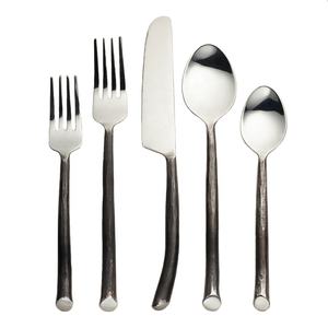 Juego de cubiertos de acero inoxidable con mango esmaltado Color cobre espejado Juego de cubiertos de acero 18/08 de alta calidad de Axiom Home Accents - Product Image 4