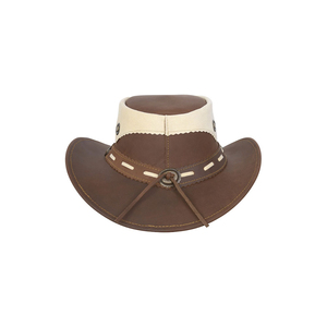 Sombreros de vaquero Vintage de nuevo mejor diseño para hombres y mujeres y sombrero de fiesta de moda de retazos de Color sólido - Product Image 4