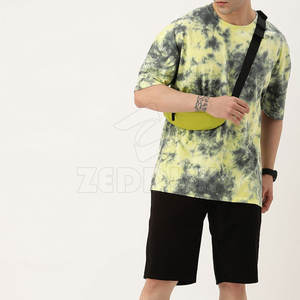 Camiseta con estilo Slim Fit Acid Wash 100% algodón hecha en Pakistán, la mejor ropa nueva para exteriores para adultos - Product Image 4