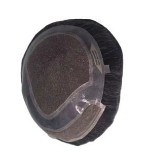 Toupee para Hombre Taz Hair, Peluca de Cabello Humano 100%, Densidad Cruda 60%-150%, Cabello Indio Remy, Resistente al Agua, Ondulado - Product Image 6