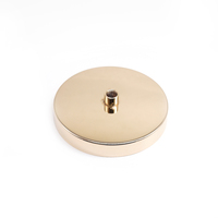 Support de lampe doré Montage en forme circulaire Luminaire pratique Assemblage d'équipement de support Pièce d'outil complémentaire