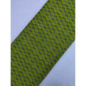 Tela de algodón orgánico puro con estampado Sanganeri, técnica de tejido de hilo peinado, densidad personalizable para interlinear - Product Image 1