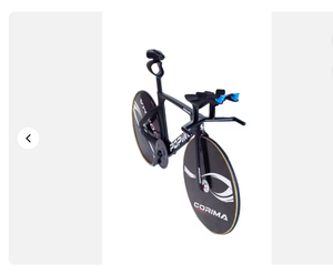 Vélo de piste en fibre de carbone aérodynamique certifié UCI, design à 5 rayons, lauréat du Prix Design Français, version légère - Product Image 3