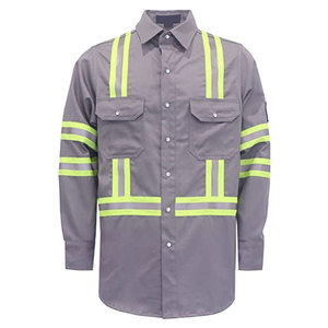 Camisas ignífugas de soldadura FR para hombres, camisa ignífuga a medida, precio al por mayor, 2023 - Product Image 1