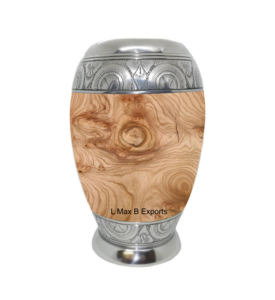 Bleu Orange Marbre Texture Adulte En Aluminium Crémation Urne Sac En Velours Gratuit pour Élégant Mémorial Décoration Cendres Humaines En Métal - Product Image 3