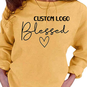 Sudaderas de lana informales para mujer, nuevo diseño personalizado, sudaderas transpirables de deportes elegantes, Otoño e Invierno - Product Image 6