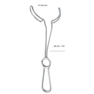 Retractor Labial Manual de Acero Inoxidable para Mandíbula Inferior, 26 cm, Juego de Instrumentos - Product Image 4