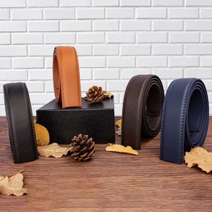 Cinturón de cuero de vaca genuino con pasador de hierro de calidad para hebilla Cinturón de cintura formal informal para hombres - Product Image 2