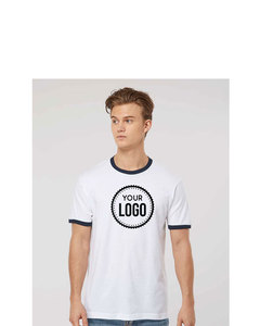 Next Level Unisex Custom Print Ready Ringer Camiseta Unisex Cuello redondo de algodón suave con ribete de contraste Retro - Product Image 2