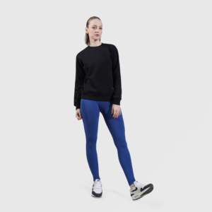 Sweat-shirt en coton 100% tricoté Argo en noir pour l'entraînement - Product Image 4