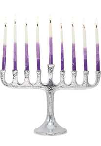 เชิงเทียนทองเหลืองแบบวัดโบราณสั่งทำพิเศษ สูง 21 นิ้ว สำหรับงานฉลองฮานูคา ของตกแต่งที่ดีที่สุดสำหรับชาวยิว - Product Image 5