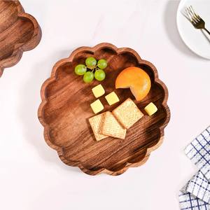 Articles populaires : Plateau de service élégant et rustique en bois d'acacia, durable et écologique, plateau de service décoratif en bois, décoration de la maison, dîner - Product Image 4