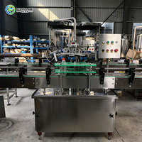Machine de remplissage alimentaire pneumatique à piston de haute qualité, petite machine de remplissage linéaire