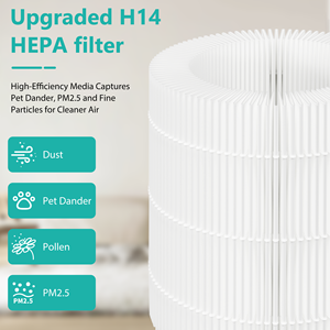Filtro de Carbón Activado HEPA H14 ZQA-4000A/B/C, 1 Paquete, Purificador de Aire Doméstico - Product Image 4