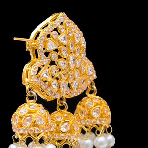 2024 nueva llegada joyería de moda pendientes grandes conjunto de dos piezas de pendientes de diseño de moda conjunto de joyería al por mayor Original personalizado PK - Product Image 2