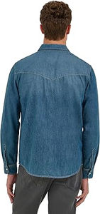 Chemise en jean décontractée pour homme, respirante, à la mode, vintage, avec poches poitrine, vente chaude OEM, faible MOQ - Product Image 6
