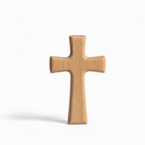 High Quality Custom Solid Wood Polished Eco-Friendly Christian Cross Handmade Religious <b>Wall</b>-Mounted Art Home Church Chapel - Product Image 3