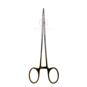 Pince droite / porte-aiguille DeBakey manuelle en acier inoxydable de haute qualité certifiée CE, modèle robuste, instrument chirurgical - Product Image 1