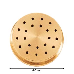 Matriz para Pasta de Latón (Acabado Bronce) - Espagueti 3mm - compatible con NMH8 - 55mm - Product Image 2