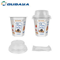 130Ml Nuevo producto IML Impresión Personalización LOGO Plástico PP Contenedor Taza de yogur con cereales Taza de PET