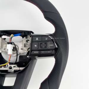 Volante Personalizado <span class=keywords><strong>Toyota</strong></span> GR para 4Runner, Mark X, CHR, Serie 79, Hilux, Vigo, Hiace, Highlander, Prius, Celica, Rav 4, Crown 2001 - Product Image 5