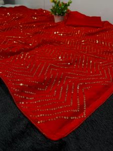 ชุดส่าหรีผ้าไหมพิมพ์ลายดิจิตอลชุดประจำชาติสำหรับงานแต่งงานและงานปาร์ตี้งานพิเศษชุดกระโปรงพิมพ์ลายบอลลีวูดหรูหรา - Product Image 6