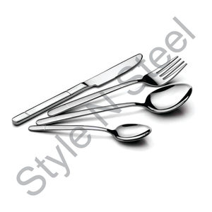 Nuevo Juego de Cubiertos Surf de 4 Piezas, Cuchara, Tenedor, Cuchillo y Cuchara para Bebé, Color Plateado, Acero Inoxidable, Precio de Mayoreo - Product Image 1