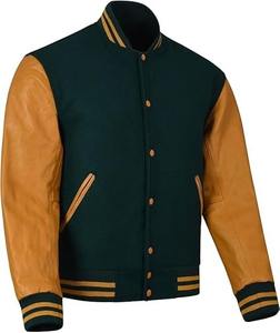 Chaquetas de Béisbol Varsity con Bordado Personalizado de Alta Calidad, Jersey Liso para Hombre y Mujer - Product Image 2