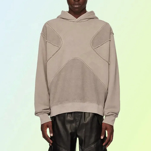 Nueva Sudadera con Capucha de Diseño Personalizado, Gruesa, Unisex, Estilo Urbano, para Invierno, con Bolsillos de Forro Polar, 100% Algodón, con Paneles 3D Bordados - Product Image 5