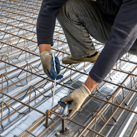 Plateforme de construction en treillis d'acier robuste pour centrales électriques, dalle de plancher composite résistante à la chaleur pour le secteur de l'énergie