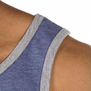 OEM nuevo estilo de moda camisetas sin mangas para la venta 2025 moda diseño personalizado 100% algodón ropa deportiva ropa de hombre camisetas sin mangas de talla grande - Product Image 4