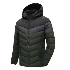Manteau rembourré à capuche pour homme, Parka chaude d'hiver, grande taille, offre spéciale - Product Image 4