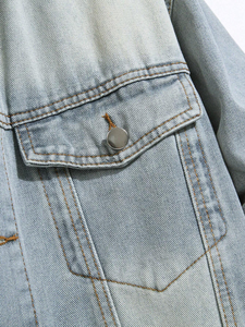 Vestes en jean pour hommes Veste en jean pour hommes de style sport personnalisé pour vêtements de plein air avec personnalisation complète - Product Image 4