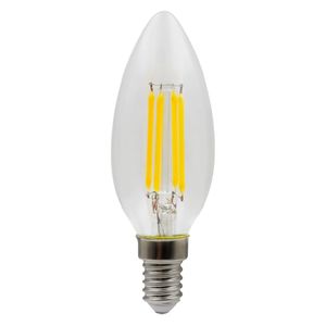 Lampada a candela LED trasparente E14 6W 800Lm 4000K (B&B 121117) - Product Image 1
