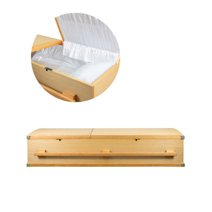 Urnes funéraires de cercueils en bois personnalisés de style européen de haute qualité DSP LTD CKT210C02 ODM OEM sur mesure directement fabriqué - Product Image 3