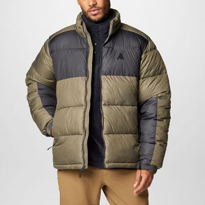 Veste d'hiver pour homme, nouvelle mode, manches épaisses, imperméable, coupe-vent, veste matelassée assortie de couleurs - Product Image 1