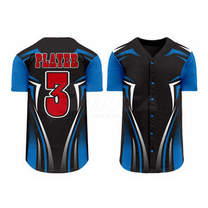 Uniforme de baseball respirant de marque privée, nouveau design pour une utilisation en extérieur, ensembles grande taille - Product Image 3