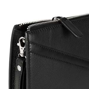 Bolso Unisex Handee En Ti 1 Ngn Da B de Cuero Genuino con Cierre de Cremallera, Estilo Normcore/Minimalista - Product Image 2