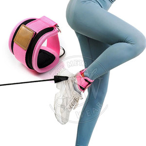 Sangles de cheville haut de gamme en promotion pour la gym et l'haltérophilie - 100 % nylon, protection complète, respirantes et écologiques - Product Image 6